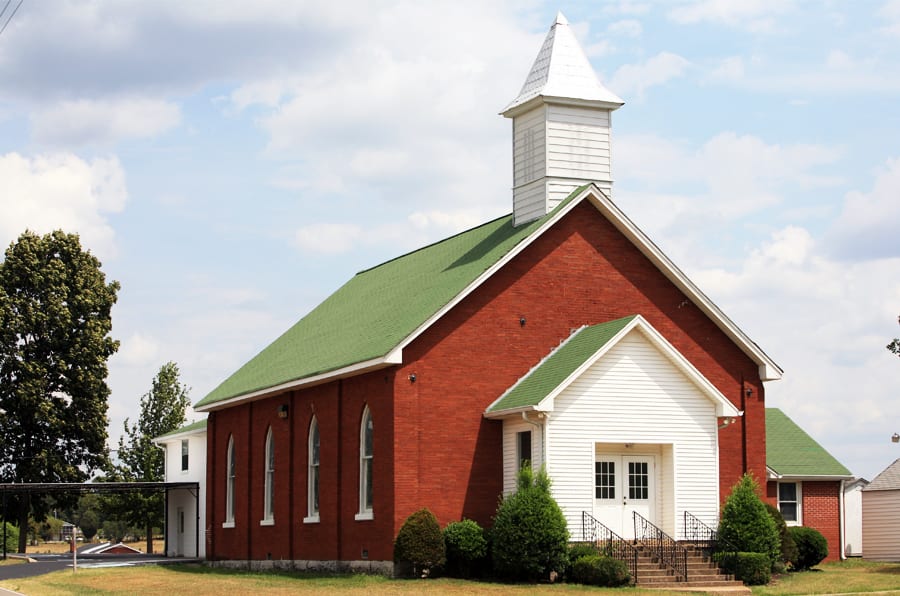 brick country church